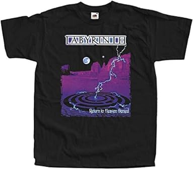 New Labyrinth Return To Heaven Denied Black T Shirt 100 Cotton Sizes S 5xl Black Xxl Amazon Co Uk Clothing