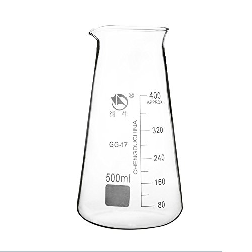 Erlenmeyer Flask With Spout Glass Narrow Mouth Erlenmeyer Flasks 3.3
