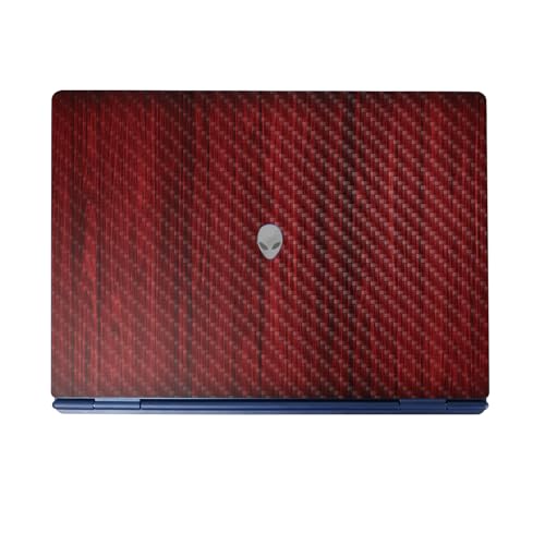 Carbon Fiber Laptop Skin Compatible with Alienware 16/16X Aurora (2025) - Cherr…