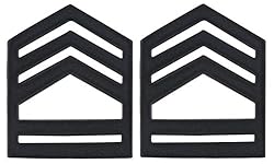 Army ROTC Rank for ENLISTED - Subdued Black