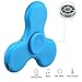 Kivors LED Light Fidget Spinner, Clear Led Crystal Hand Spinner Stress Release EDC Toys with Wireless Speakers for Children Adults