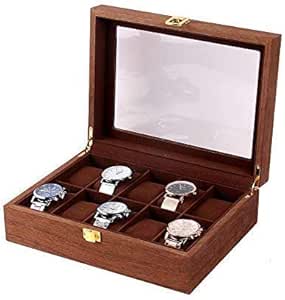 HJ Inicio Caja de reloj Cajas de joyería Hombre Mujer Regalo Viaje10