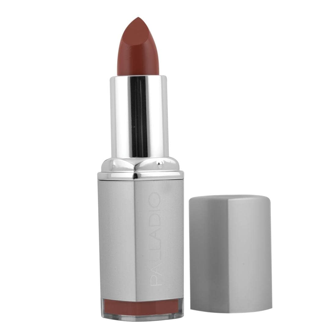 Palladio Herbal Lipstick, Rich Pigmented and Creamy, Infused with Aloe Vera, Chamomile & Ginseng, Prevents Lips from Drying, Combats Fine Lines, Long Lasting Lipstick, Smokey Rose