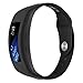 Gear Fit2 Band, Gear Fit2 Pro Band, J&D [Classic Series] Silicone Replacement Sport Band for Samsung Gear Fit2, Samsung Gear Fit2 Pro Fitness Watch - Black
