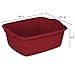 Sterilite 12-Quart Dish Pan, Classic Red, 12-Pack