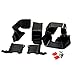 Front / Rear Chassis Mudguard Fenders,Dirt Dust Resist Mud Guard for 1/10 Axial SCX10 II 90046 90047 RC Car