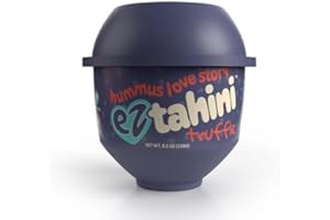 EZTAHINI Truffle Tahini 1-Pack by EZ Tahini, Fresh Tahini Dip or Spread in Easy-to-Mix Cup: Healthy & Delicious Dip for Veggies & Snacks; if you like hummus, you'll love EZ Tahini; Gluten Free, Vegan, Single Unit