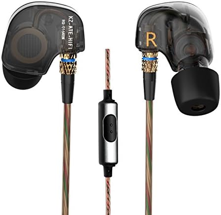 KZ ATE 3.5mm In Ear Earphones HIFI Metal Stereo Earphones Super Bass Noise Isolating Sport Earbuds With Mic