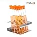 ULAB Scientific Test Tube Rack Set, Z Shape, Suitable for Tubes of Dia. ≤16mm, 1pc in Stainless Steel, 1pc in Aluminum, UTR1003