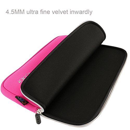 Pink iColor 15"15.6" inch Laptop Neoprene Sleeve Case Bag Cover for