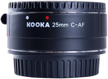 Kooka KK-C25A 25mm Aluminum Macro AF Extension Tube for Close-up Image for Canon