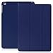 KHOMO iPad Air 1 Case - Dual Twill Blue Super Slim Cover with Rubberized Back and Smart Feature (Built-in Magnet for Sleep/Wake Feature) for Apple iPad Air 1st Gen. Tablet