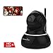 Wansview Wireless Security Camera, WiFi Home Monitor Surveillance Camera for Baby /Elder/ Pet/Nanny Monitor, Pan/Tilt, Two-Way Audio & Night Vision Q3(Black)