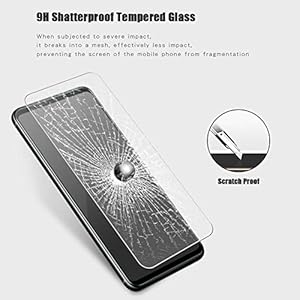 HJX Pellicola Protettiva in Vetro Temperato per Oppo A9 2020 [2 Pezzi], Durezza 9H, 2.5D Alta Definizione, Senza Bolle… - immagine 5