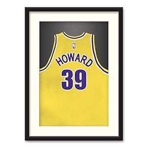 Athletes Jersey Theme Black Framed for Bedroom Livingroom
