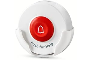 SYNLETT Call Button for Elderly at Home - Accessory ONLY for SYNLETT Portable Caregiver Pager - Compatible to M091B Pager Must BE PAIRED to Pager to Function