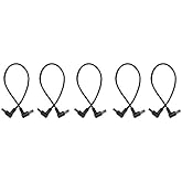 (5) Pack 1 Foot Right Angle DC Power 5.5mm x 2.1mm Patch Cables Wire Male to Male