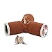 CO-Z 3-Way Collapsible Pet Toy Tunnel for Cat, Rabbit, Puppy, Kitty, Kitten, Indoor or Outdoor Use