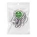 OUNONA 12 Pcs Shower Curtain Hooks Glide Shower Hooks/Rings,for Bathroom Shower Rods Curtains Liners(Silver)