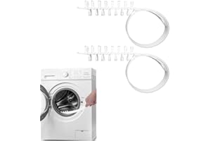 2pcs Washing Machine Cleaning Brush Long Flexible Cleaner Slot Cleaning Brush(White)