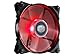 Cooler Master JetFlo 120 - POM Bearing 120mm Red LED High Performance Silent Fan for Computer Cases, CPU Coolers, and Radiators