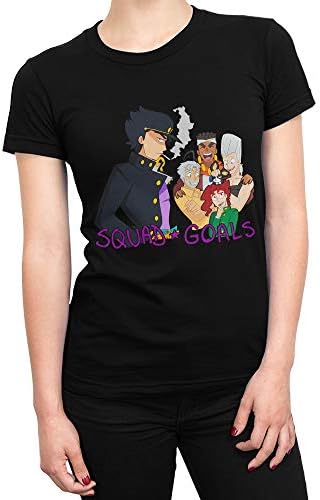 Dream Shirts JoJo's Bizarre Adventure Squad Goals T-Shirt, Women's Tee