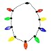 JOYIN 6 Packs Christmas LED Light Up Bulb Necklaces 9 Bulbs LED Necklace Holiday Xmas Costume Accessories for Christmas Party Favor Party Supply