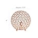 Elegant Designs LT1026-RGD Elipse 8 Inch Crystal Ball Sequin Table Lamp, Rose Gold