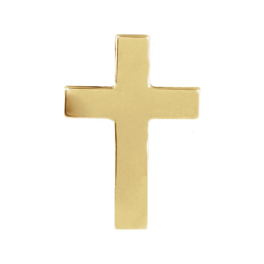 Beautiful Yellow gold 14K Cross Lapel 