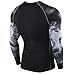 zipravs Men's Cool Dry Compression Baselayer Long Sleeve T Shirts