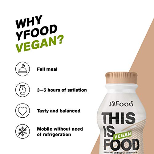YFood-Vegan-Cacao-Laktose-und-glutenfreier-Nahrungsersatz-26g-Protein-26-Vitamine-Mineralstoffe-Astronautennahrung-25-des-Kalorienbedarfs-Trinkmahlzeit-6-x-500-ml-150-E-Pfand-inkl YFood-Vegan-Cacao-Laktose-und-glutenfreier-Nahrungsersatz-26g-Protein-26-Vitamine-Mineralstoffe-Astronautennahrung-25-des-Kalorienbedarfs-Trinkmahlzeit-6-x-500-ml-150-E-Pfand-inkl