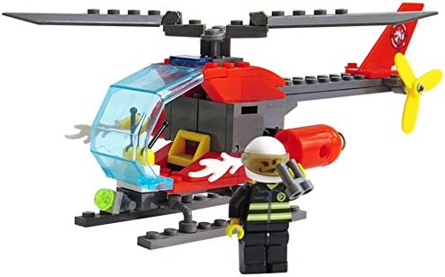 Children's Fire Fight Building Blocks Particle Bricks Bulding Blocks Assembly Instructions Included(89pcs)