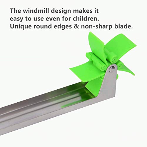 image for YOMERTO Original Watermelon Slicer Stainless Steel Watermelon Windmill