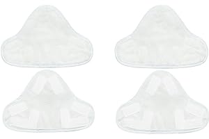 Steam Mop Pads Fit for H2O Mop X5 - Triangular Steam Mop Microfiber Cleaning Pads Washable and Reusable for Steam H2O X5 S302