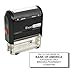 Bank Deposit Stamp - Five Line Self Inking Stamp for Check Endorsement - 7/8