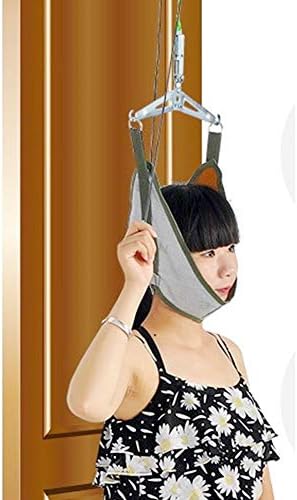 moxin Door Suspension Cervical Traction Frame, Neck Traction Device - Relieve Neck Pain Spondylosis Stretching for Home Adult,A