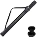GSE Games & Sports Expert Billiard Cue Cases, 1x1 Deluxe Hard Billiard Pool Cue Stick Carrying Case, Pool Billiards Accessories (Black)