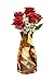 MODGY Expandable Flower Vase Plastic Decorative Modern Vases for Flowers Centerpieces Dining Table Decor Living Room Bathroom Wedding Office, Sabot