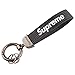 Latest fashion keychain Car keychain Keychain for Men and Women rubber metal keychain couple keychain urban style keychain（Black）