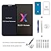 VANYUST for iPhone X Screen Replacement, OLED Display with Touch Screen Digitizer Assembly with Waterproof Frame Adhesive,Sticker Screen Protector and Repair Tools for iPhone X 5.8 inch