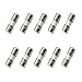 SIXQJZML 10 Pack F2.5AL Fast-Blow Mini Fuse 2.5A 2.5amp 125V Glass Fuses 0.14 x 0.39 inch / 3.6 x 10 mm (125Volt) (F2.5A)