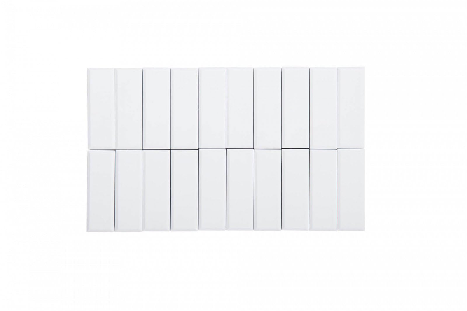 MAUL 1 kg Maulpro High Quality Rectangular Magnet for Whiteboards - White (Pack of 20)