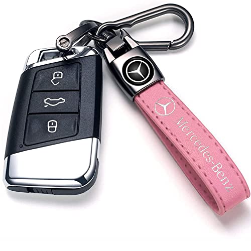 Yongxingjin Pink Logo Key Chain for Women Suit for Mercedes Benz A