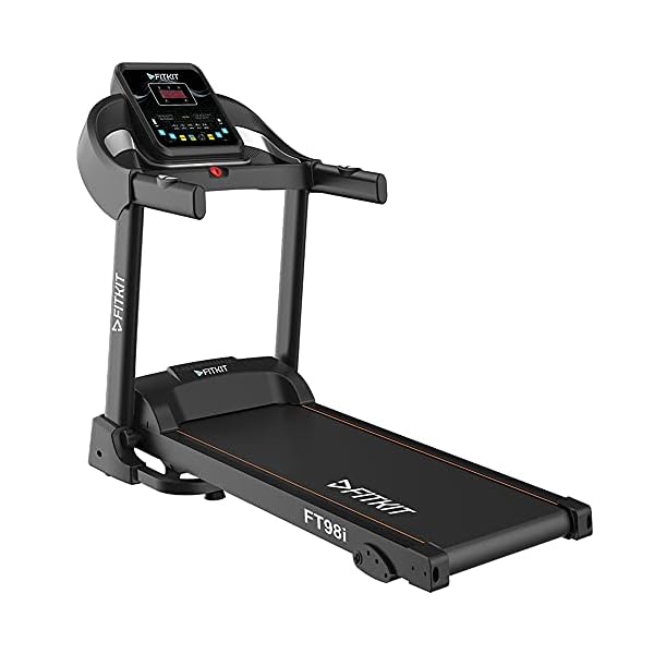 Fitkit Ft98i Series 1 5hp 2hp Peak Dc Motorised Treadmill Max Speed 10km Hr Max Weight 90 Kg With Free Home Installation And Free Diet Fitness Plan Fresh To Home
