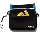 Xcivi Neoprene Protective Carry Case for Boogie Board Scribble 'n Play with Zip Accessary Pocket (Black)