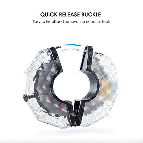 image for Wallfire Bicycle Wheel Lights USB Rechargeable Bike Wheel Hub Lights W