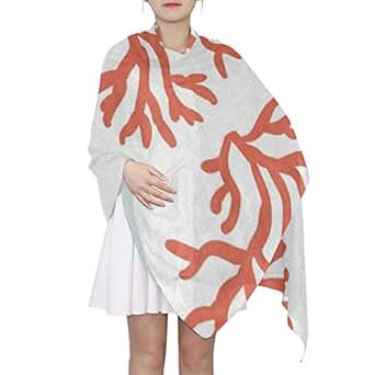 Scarf Cartoon Coral Reef Ocean Womens Shawl Wrap Thin