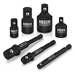 Neiko-00298A-Impact-Extension-Socket-Adapter-7Piece-Set-14-Hex-Shank-Drill-Extension-CR-V-Steel