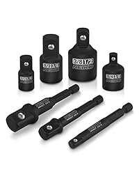 Neiko 00298A   Adaptador de extensión de impacto y enchufe, 7 piezas, 1 4 pulgadas, acero CR V