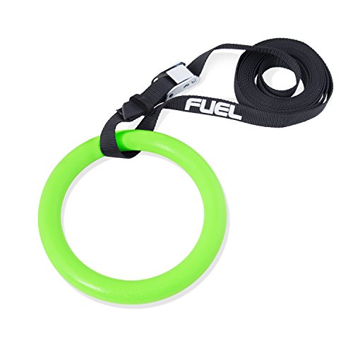 Fuel Pureformance Gymnastic Rings with Straps - Heavy Duty for Cross Training, Gymnastics, Strength & Fitness Training - Thumbnail 3